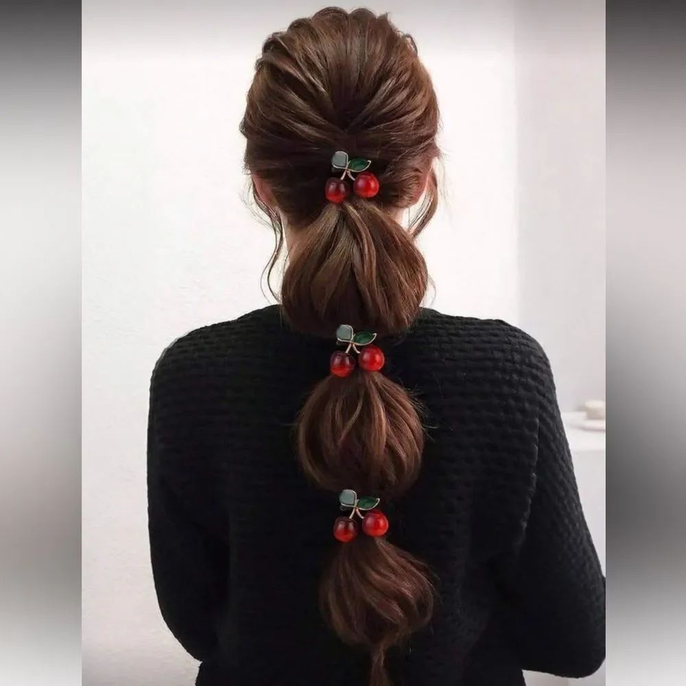 Cherry hair tie M1697